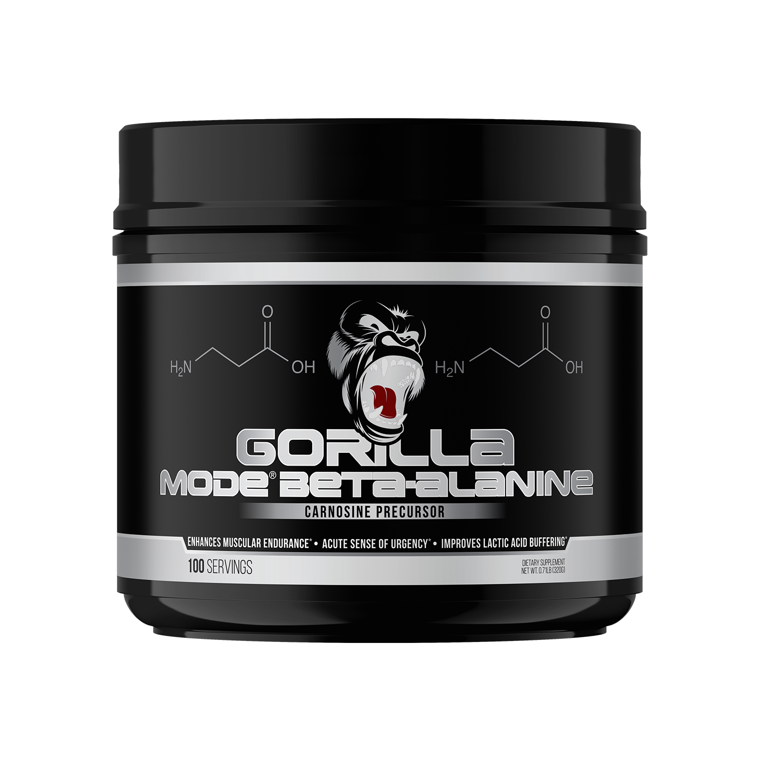 Beta-Alanine Supplement | Gorilla Mind Beta-Alanine Supplement | Gorilla Mind