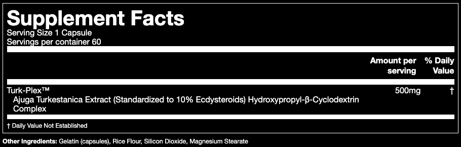 60 Servings Supplement Facts