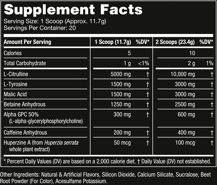Mouthwatering Watermelon Supplement Facts