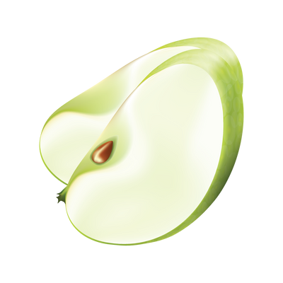 Apple ingredient illustration
