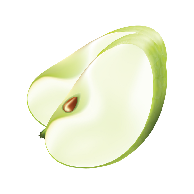Apple ingredient illustration