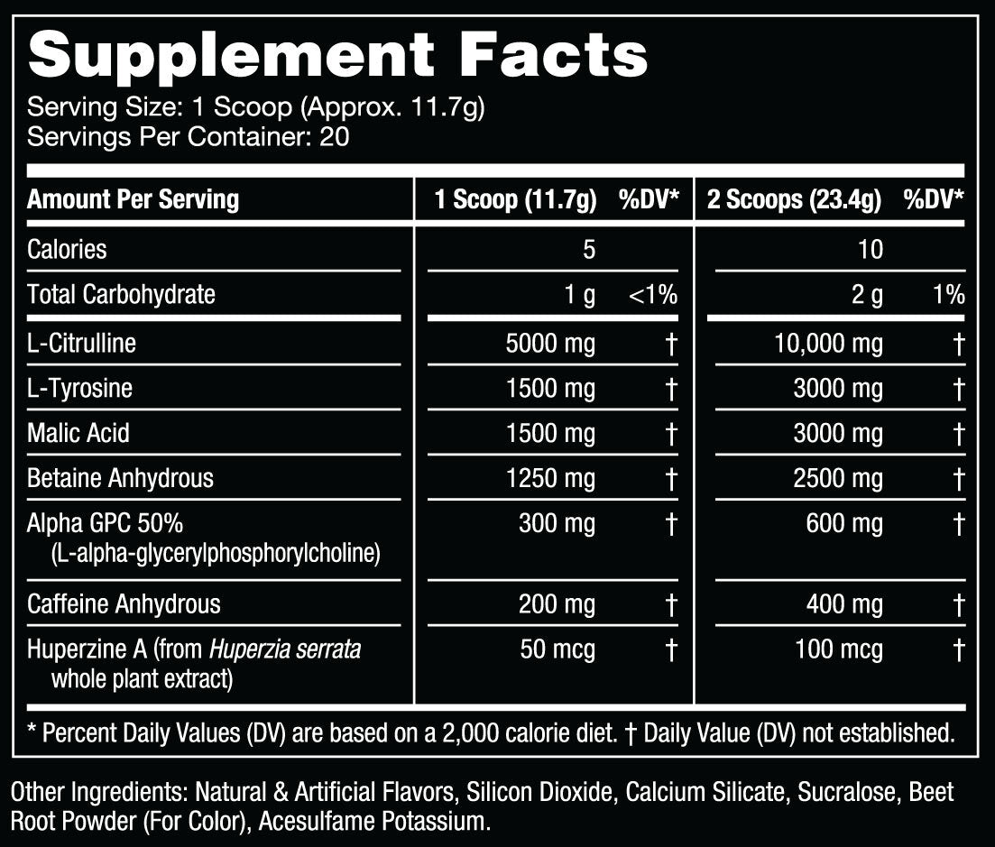 Mouthwatering Watermelon Supplement Facts