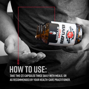 Gorilla Mind Beef Liver how to use directions