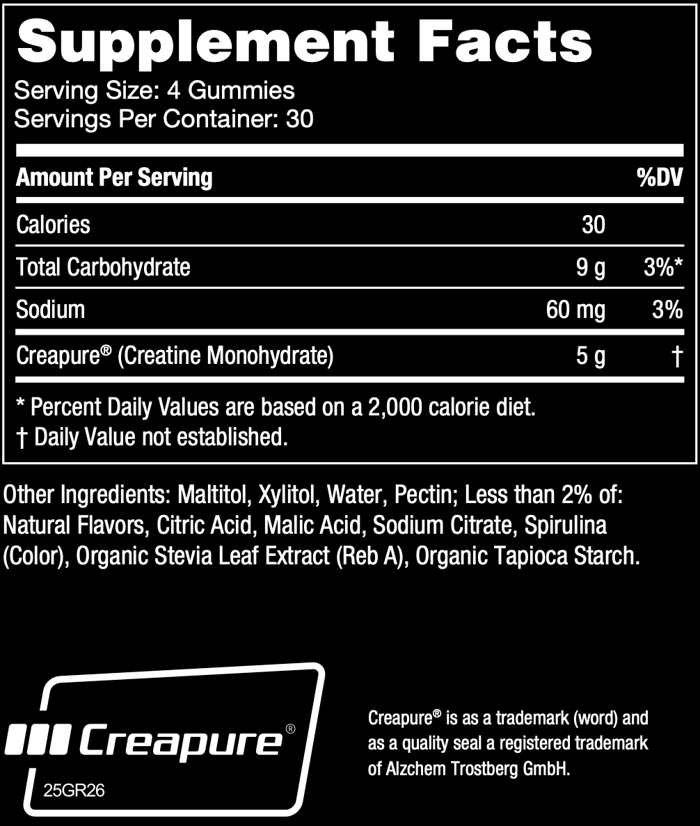 30 Servings / Blue Raspberry Supplement Facts