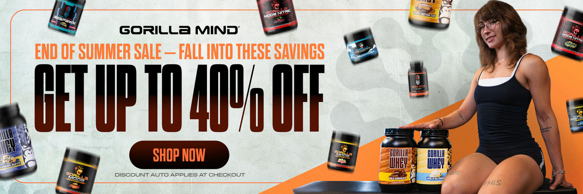 Gorilla Mind End of Summer Sale up to 40% off
