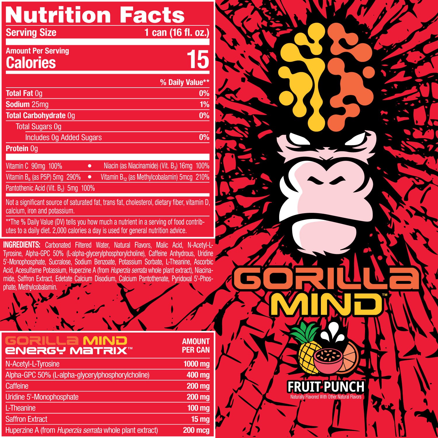 Fruit Punch Nutrition Facts