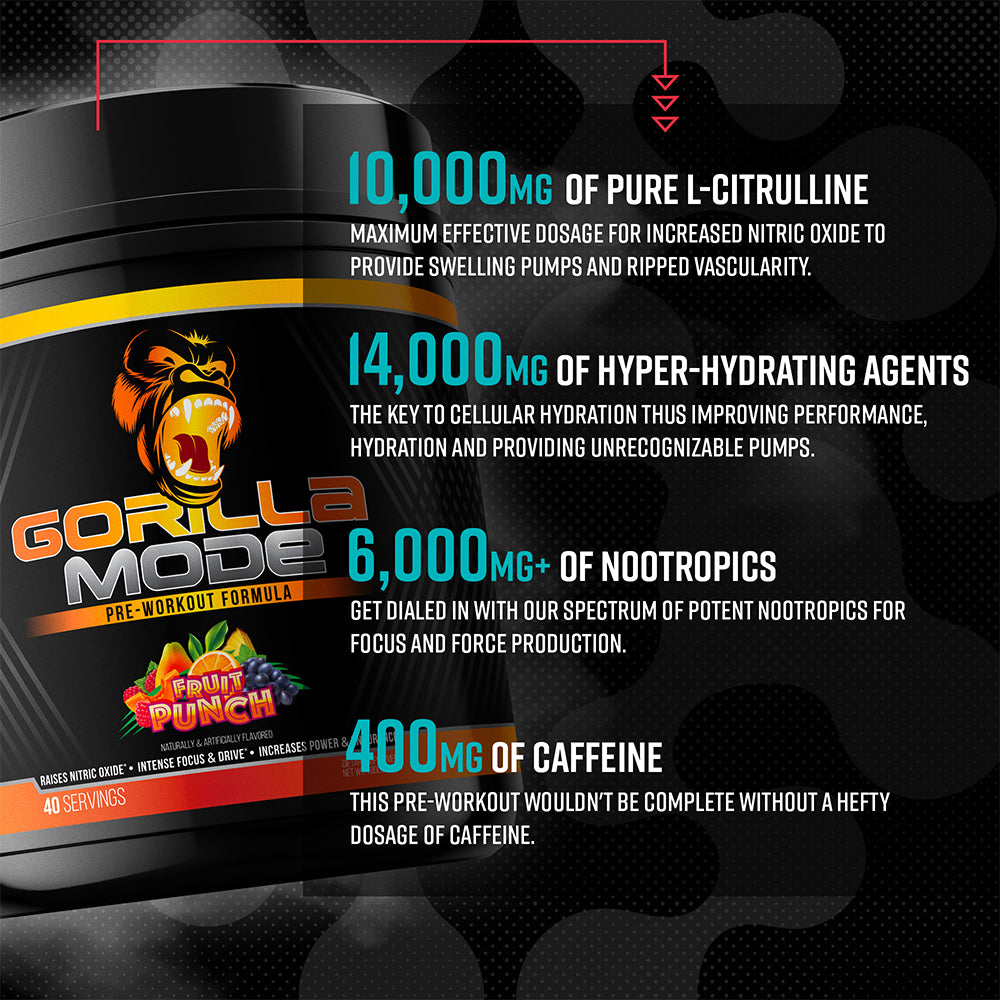 Gorilla Mode Pre-Workout | Gorilla Mind