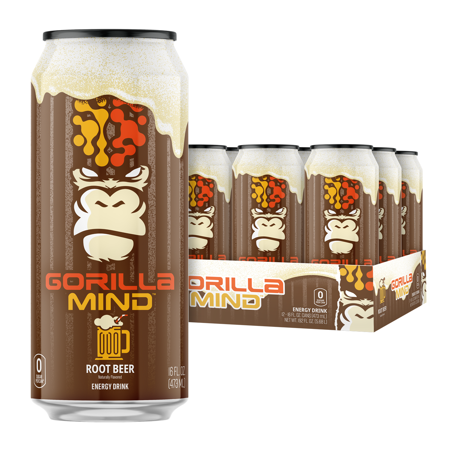 Gorilla Mind Gorilla Mind Energy Root Beer — product image