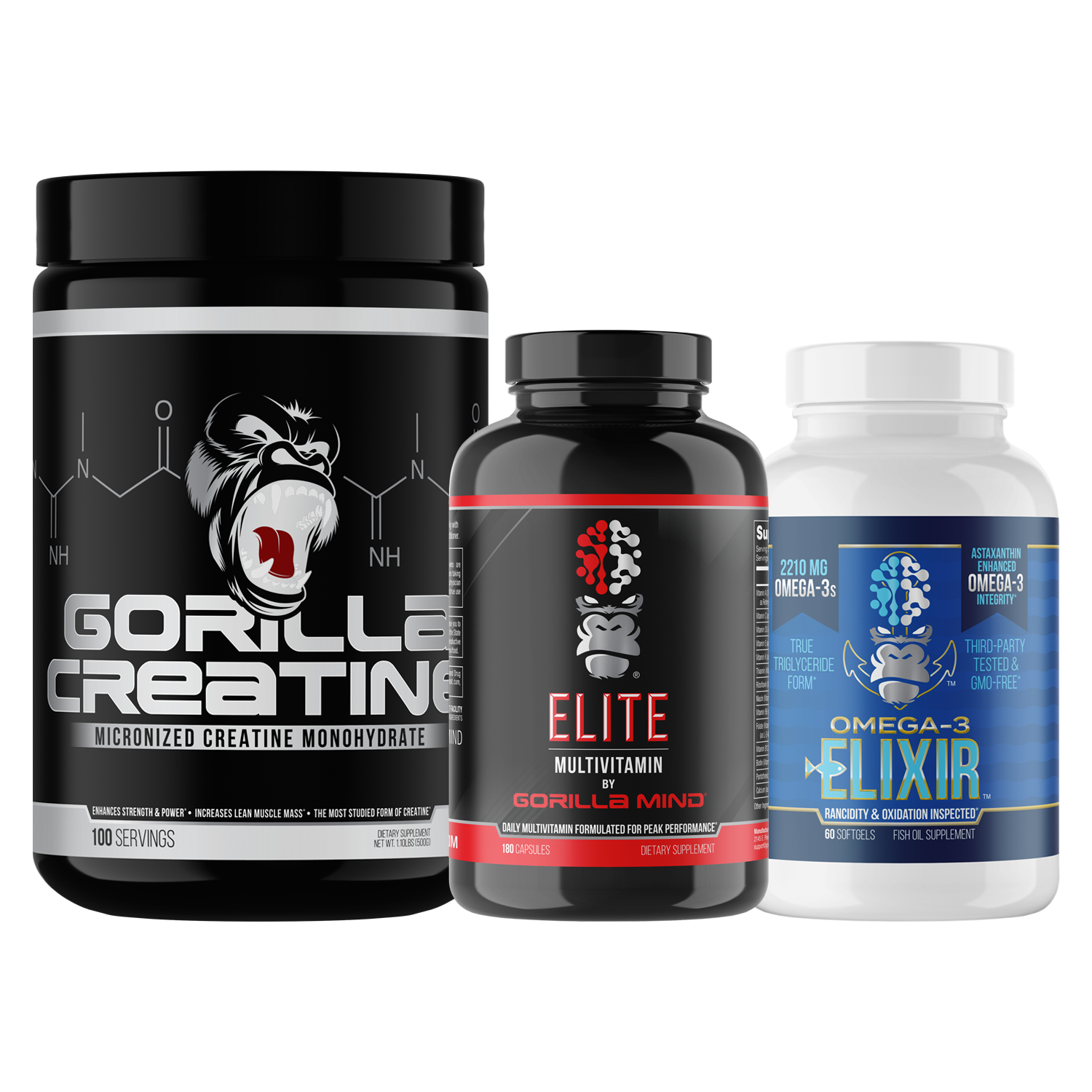 Multivitamin + Omega-3 + Creatine