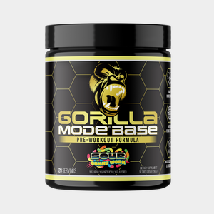 Gorilla Mode Base pre-workout, Sour Gummy Worm flavor