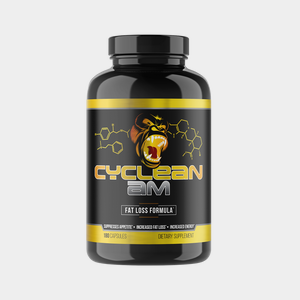 Gorilla Mind Cyclean AM supplement bottle, hero product shot