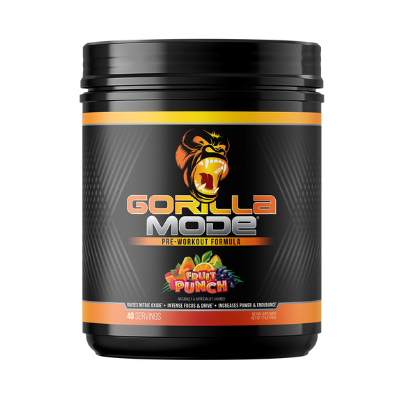 Gorilla Mode pre-workout, Fruit Punch flavor