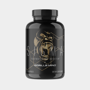 Gorilla Mind Sigma supplement bottle, hero product shot