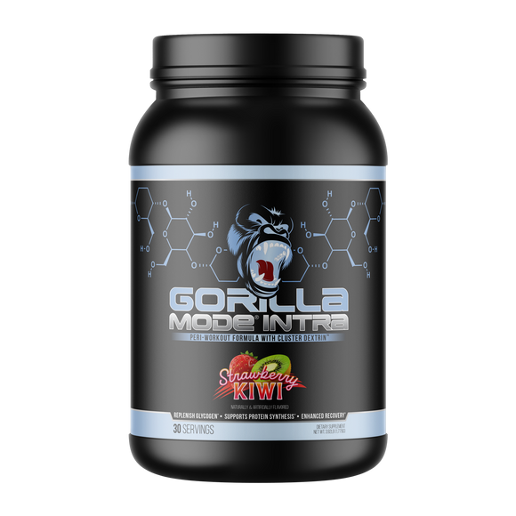 Gorilla Mode Intra workout supplement, Strawberry Kiwi flavor