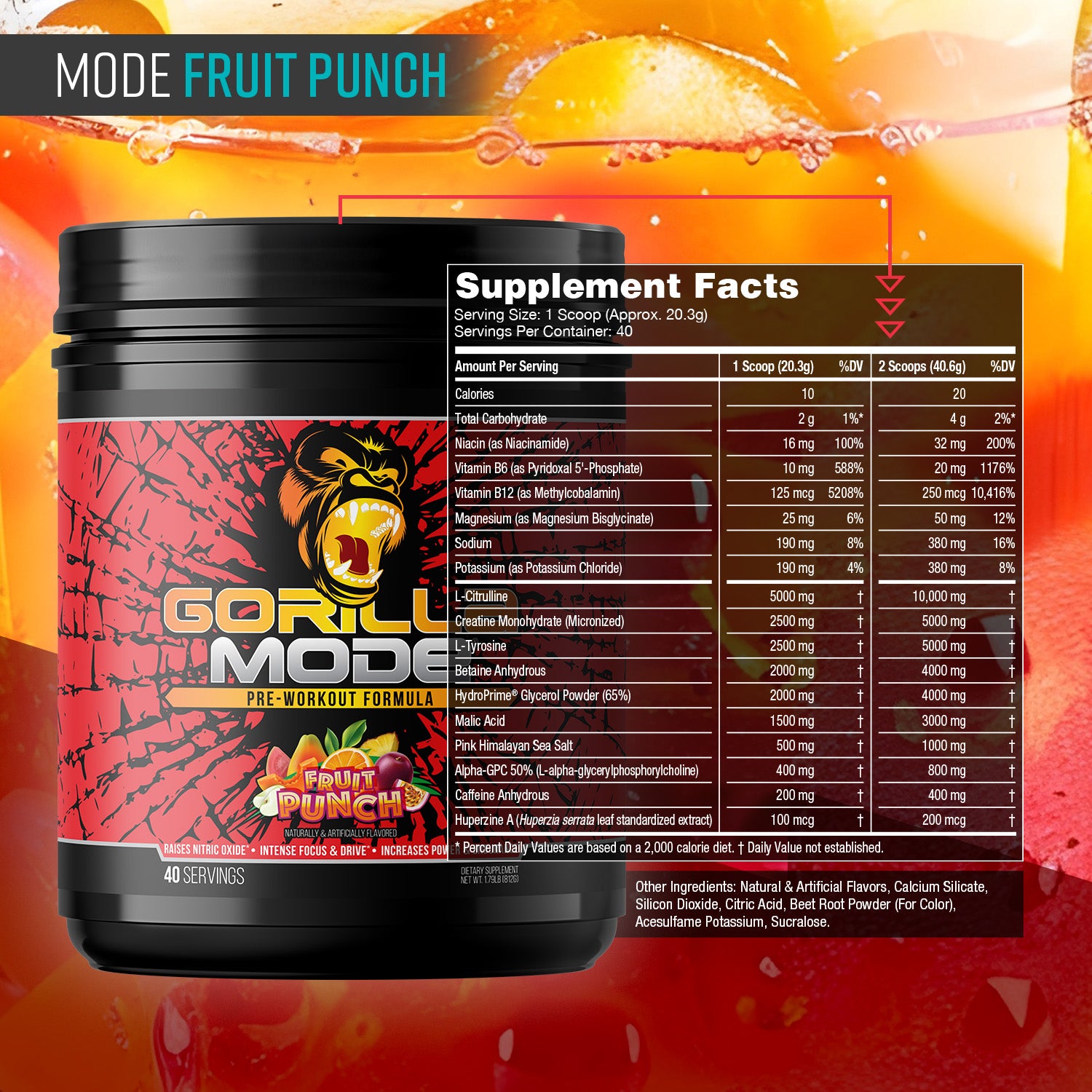 Gorilla Mode Pre-Workout | Gorilla Mind