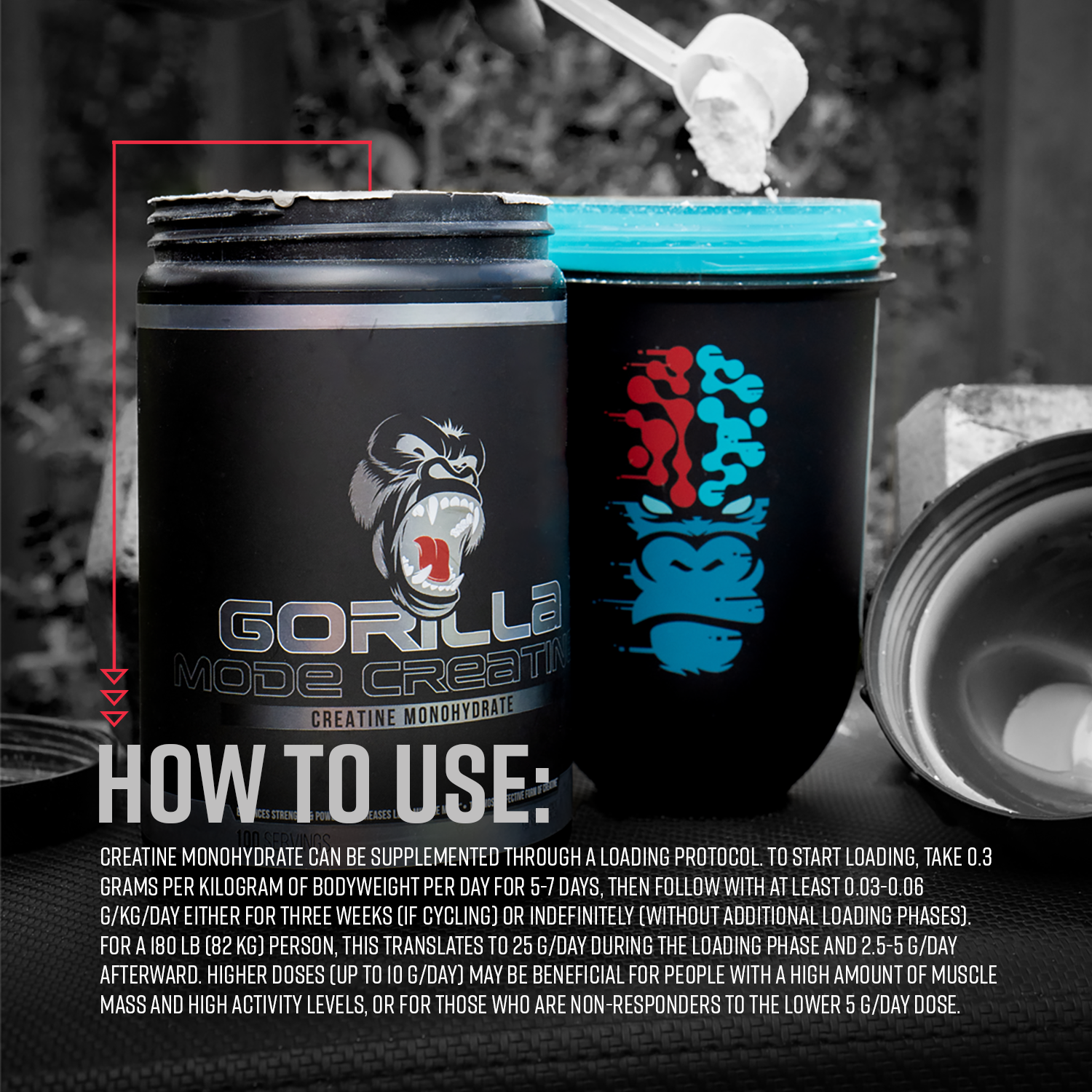 Gorilla Mode Creatine Monohydrate | Gorilla Mind