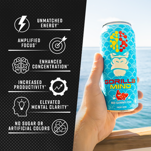 Gorilla Mind Energy Drink lifestyle and usage thumbnail, image 4