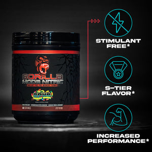 Gorilla Mode Nitric key product callouts and benefits