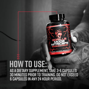 Gorilla Mode Nitricaps how to use directions