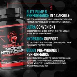 Gorilla Mode Nitricaps ingredient breakdown