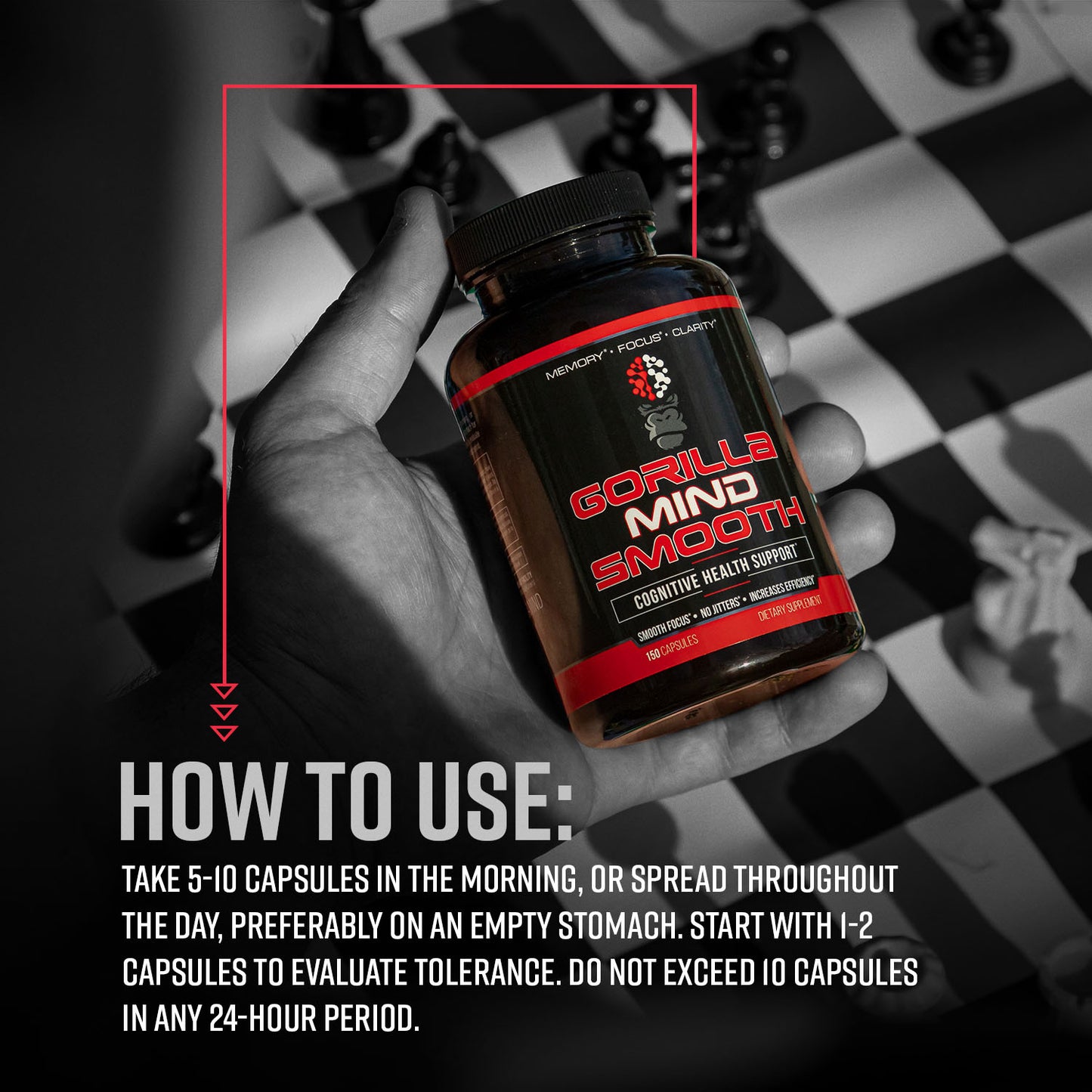Gorilla Mind Smooth how to use directions
