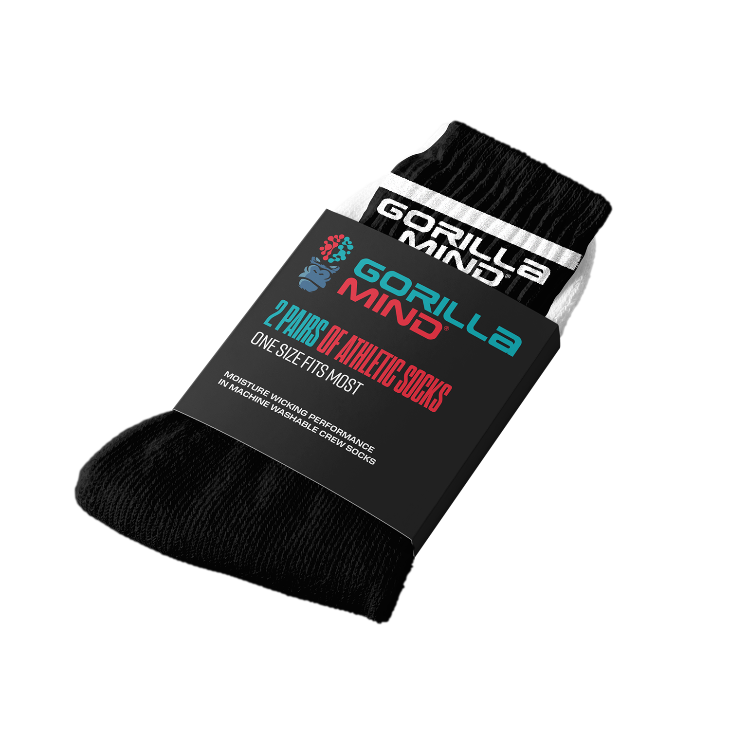 Gorilla Mind Athletic Crew Socks