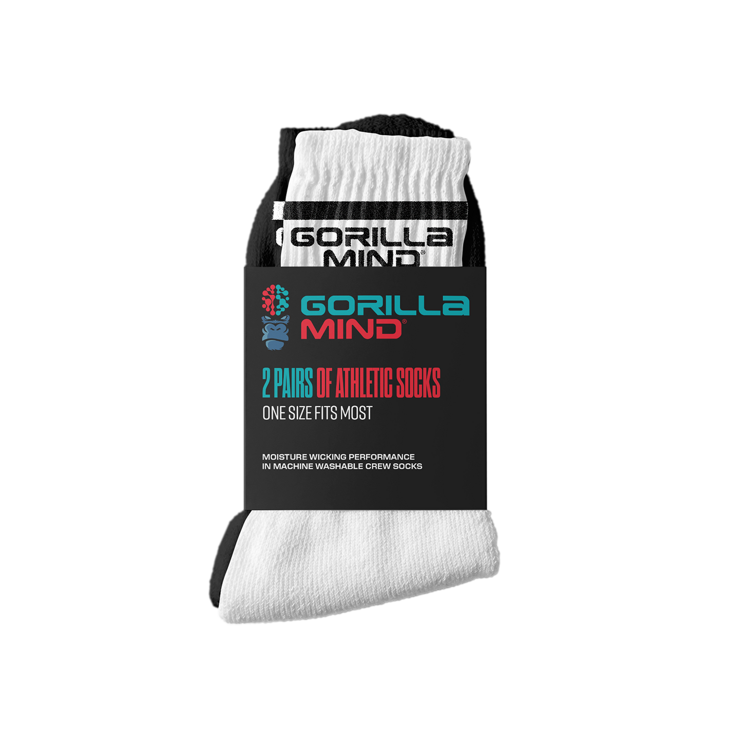 Gorilla Mind Athletic Crew Socks