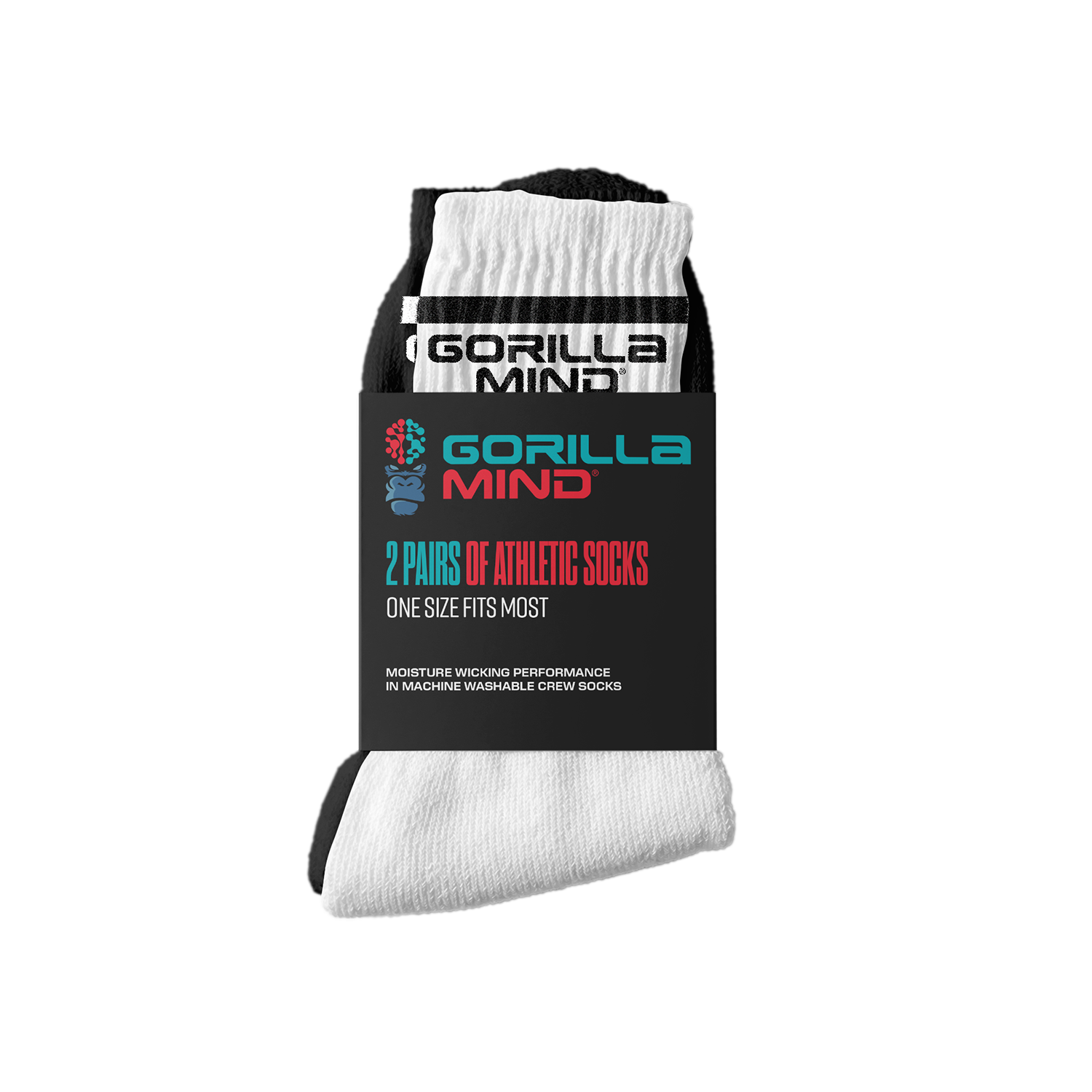 Gorilla Mind Athletic Crew Socks