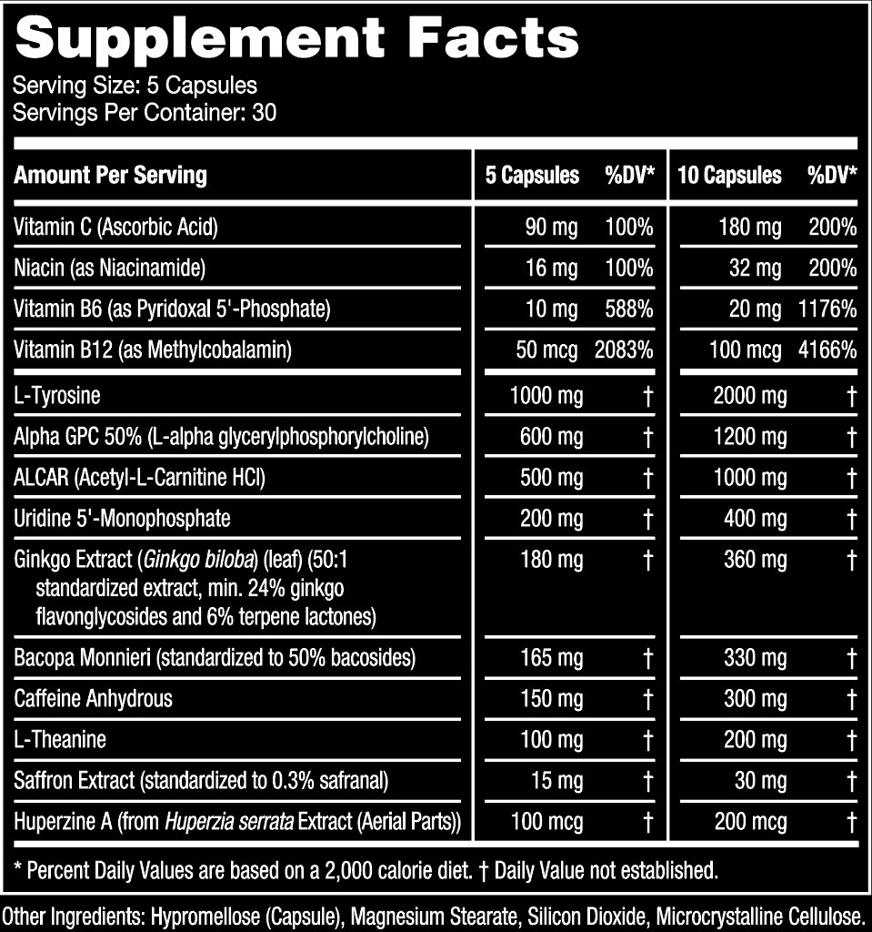 30 Servings Supplement Facts