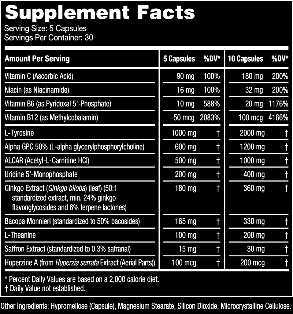 30 Servings Supplement Facts