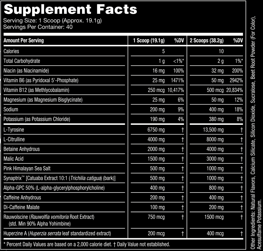 Mouthwatering Watermelon Supplement Facts