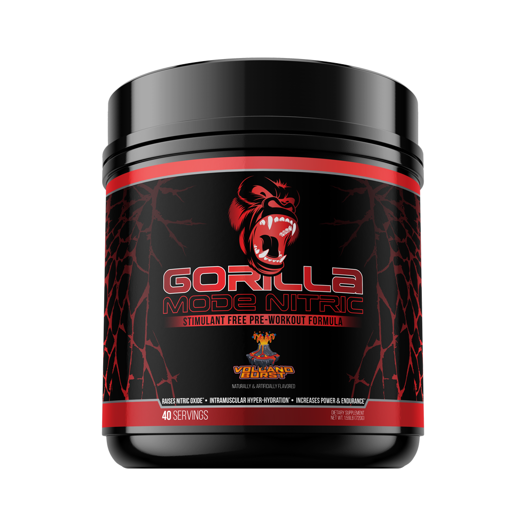 Gorilla Mode Nitric Stim Free Pre Workout Gorilla Mind