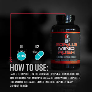 Gorilla Mind Rush how to use directions