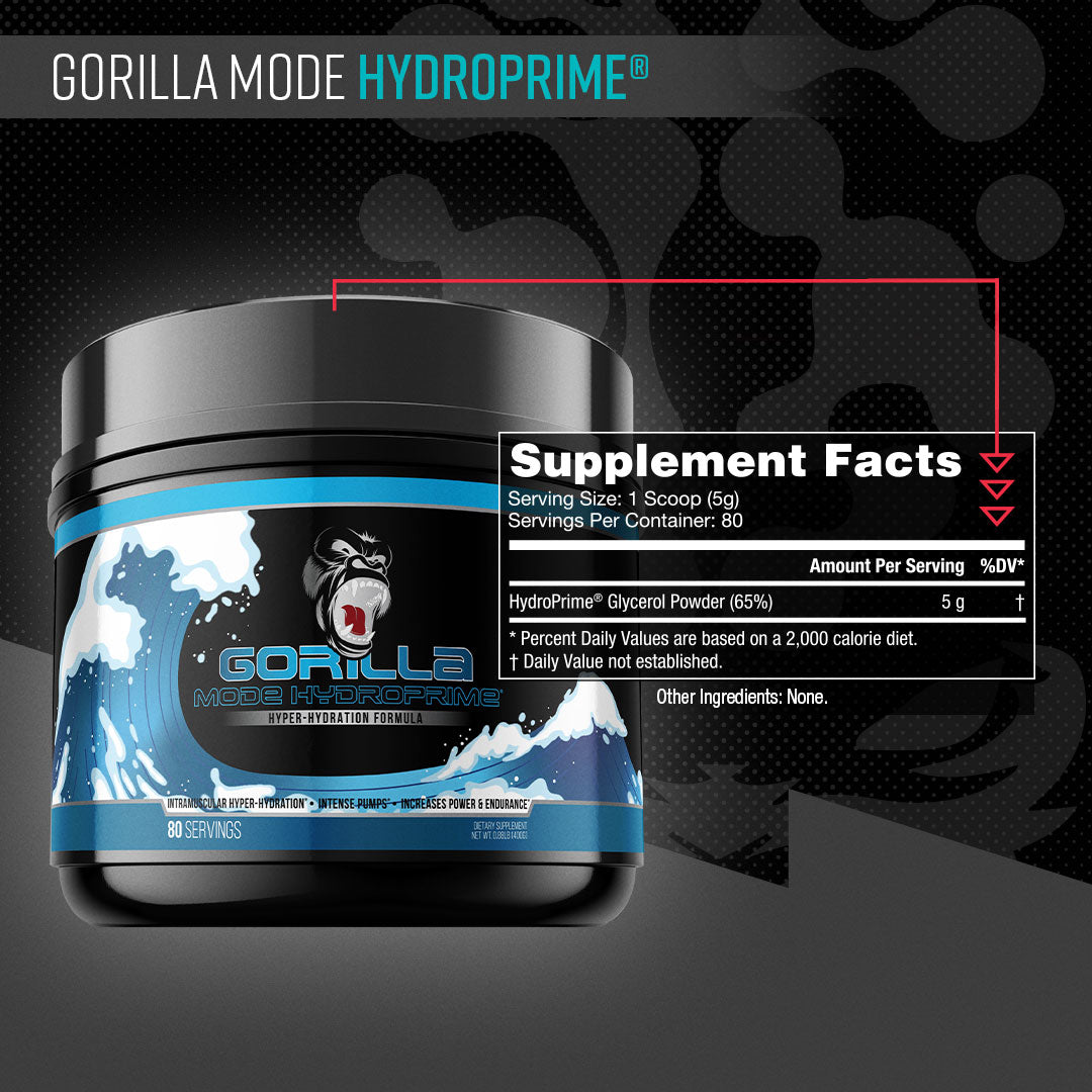 Gorilla Mode Nitric + HydroPrime® Glycerol Bundle