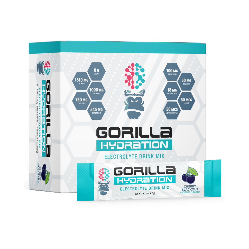 Gorilla Hydration Electrolyte Drink Mix With Trace Minerals Gorilla Gorilla hydration electrolyte drink mix with trace minerals gorilla