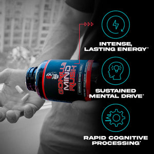 Gorilla Mind Rush key product callouts and benefits