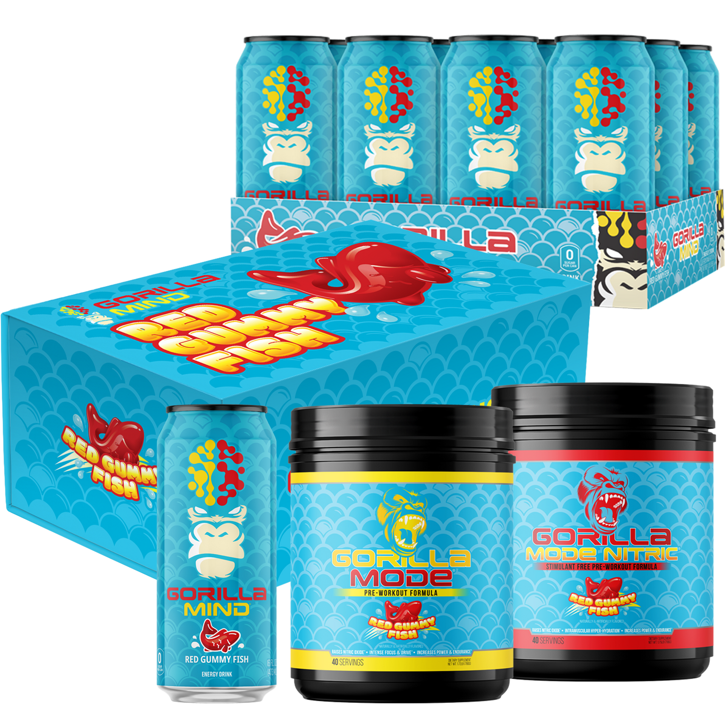 Launch Box: Red Gummy Fish