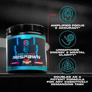 Gorilla Mind Respawn key product callouts and benefits
