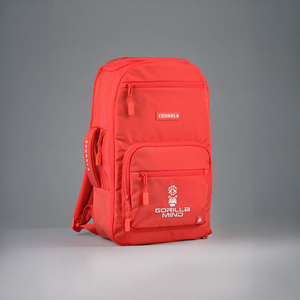Gorilla Mind red backpack product shot