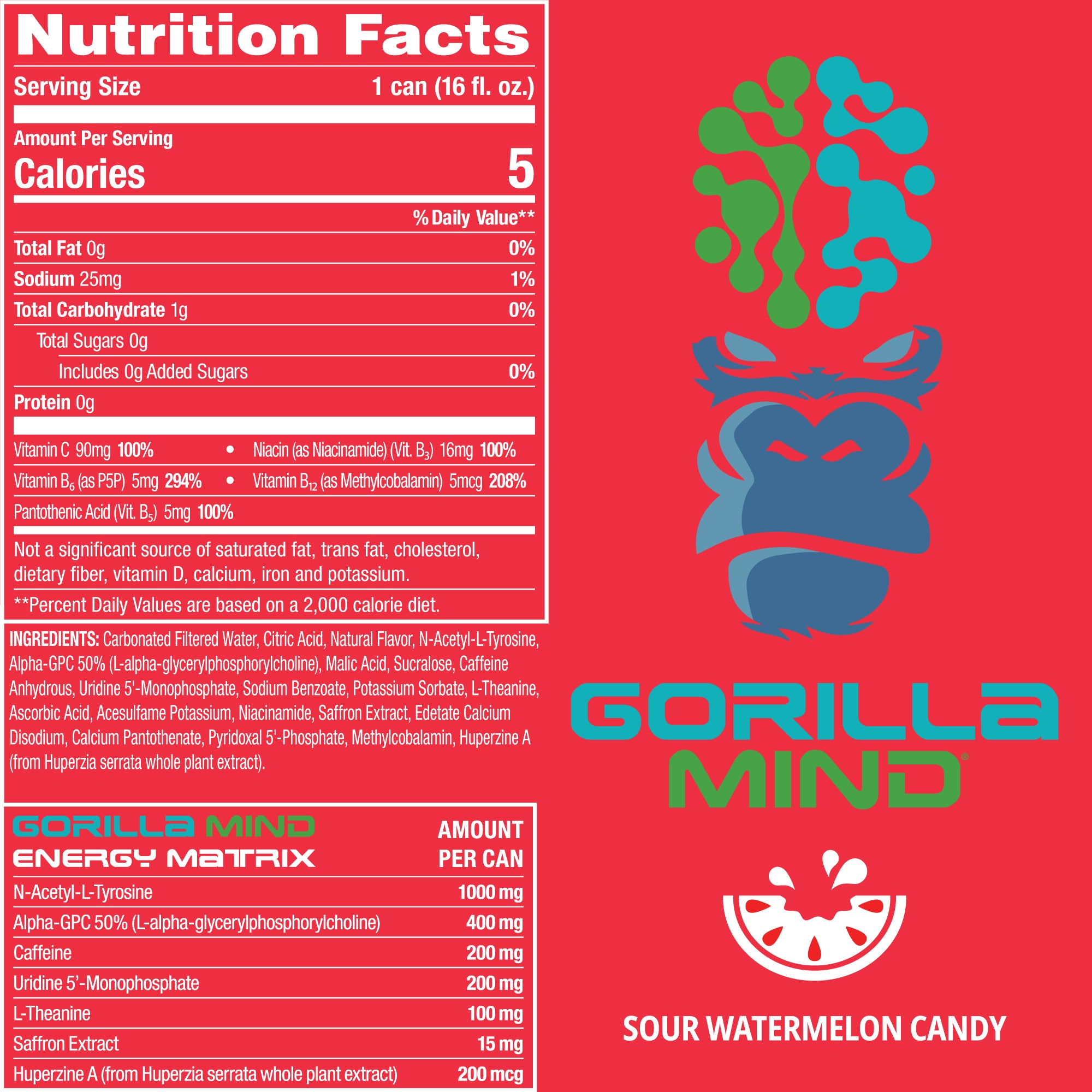 Sour Watermelon Candy Nutrition Facts