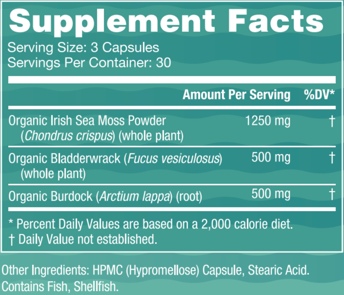 30 Servings Supplement Facts