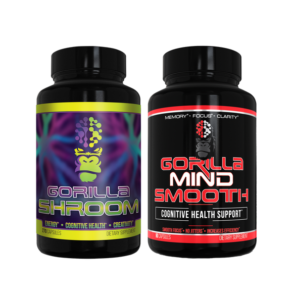  Gorilla Mind Smooth Nootropic Formula - Best Non-Stimulant  Productivity Supplement/Memory · Focus · Mental Clarity · No Jitters / 90  Capsules : Health & Household