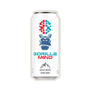 Gorilla Mind Energy Drink - Arctic White