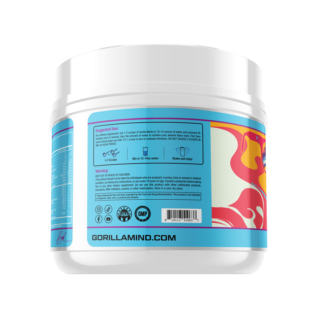 Gorilla Mind Gorilla Mode Base Pre-Workout