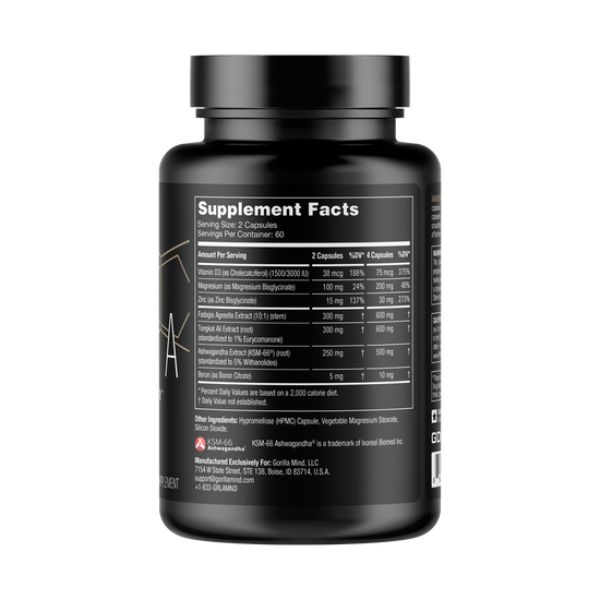 Sigma Testosterone Booster Gorilla Mind