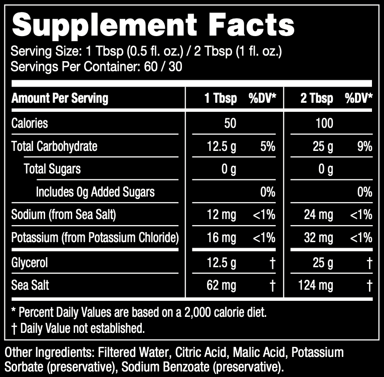 60 Servings Supplement Facts